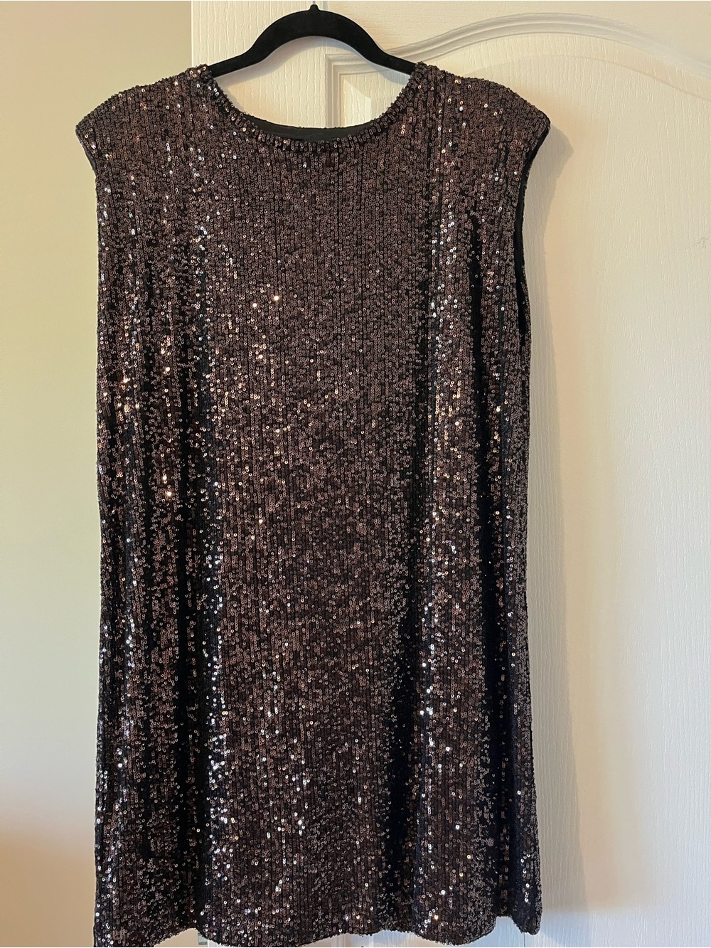 Reitmans Dark Plum Sequin Midi Dress - Picture 2 of 7